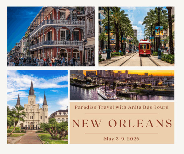 New Orleans May 3-9, 2026