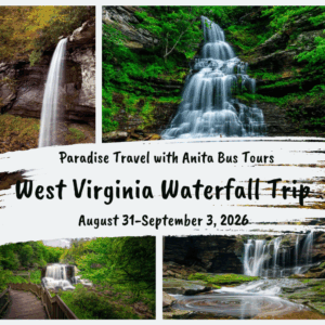 Water Fall Trip through West Virginia Aug 31- Sept 3, 2026